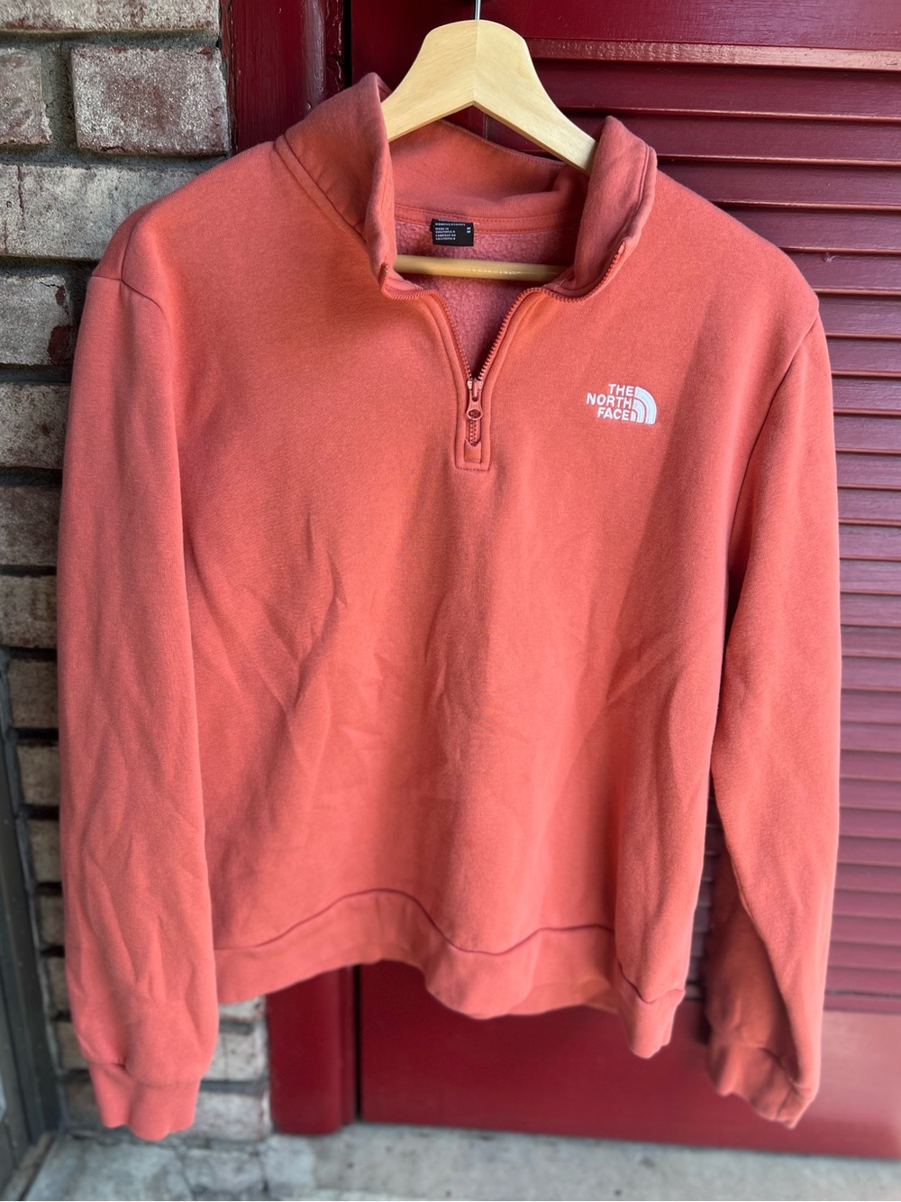 The North Face Womens Half-Zip Fleece Pullover Medium